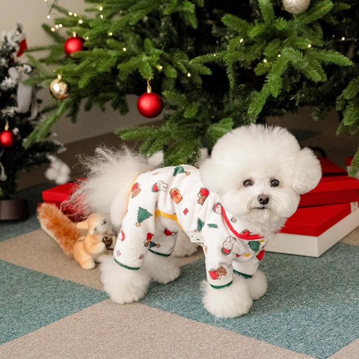 ※予約販売【noutti】Christmas Miffy Fleece All in one