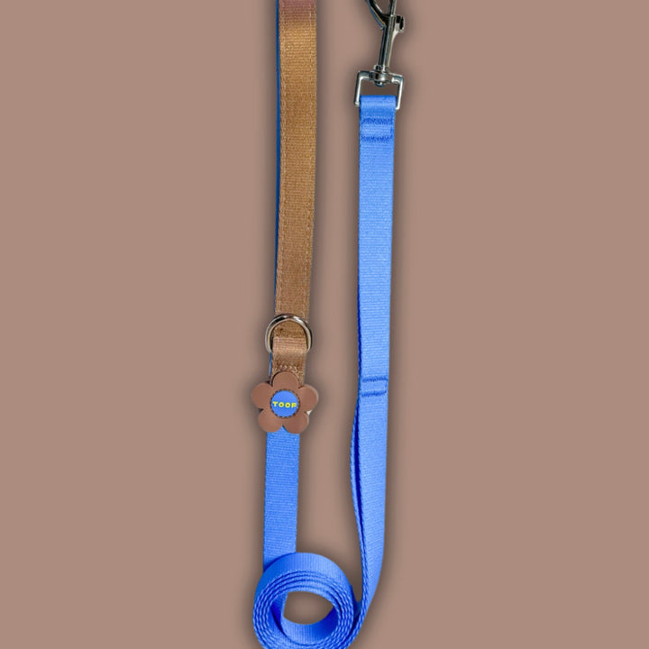 ※予約販売【TOOF】Flower Logo Leash（Blue/Brown）