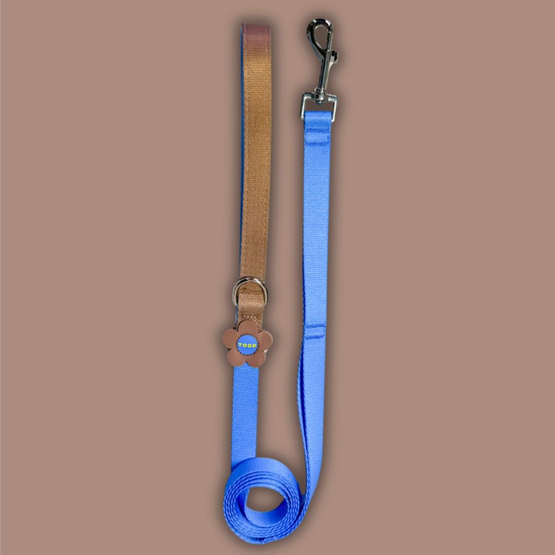 ※予約販売【TOOF】Flower Logo Leash（Blue/Brown）