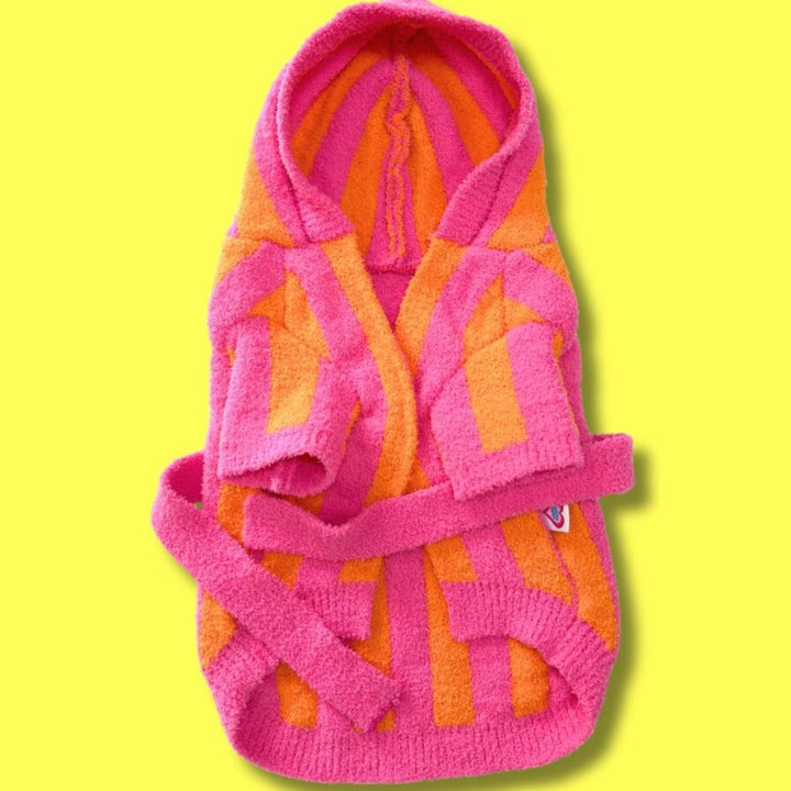 ※予約販売【TOOF】LOLLIPOP PUPPY ROBE（ORANGE/PINK）