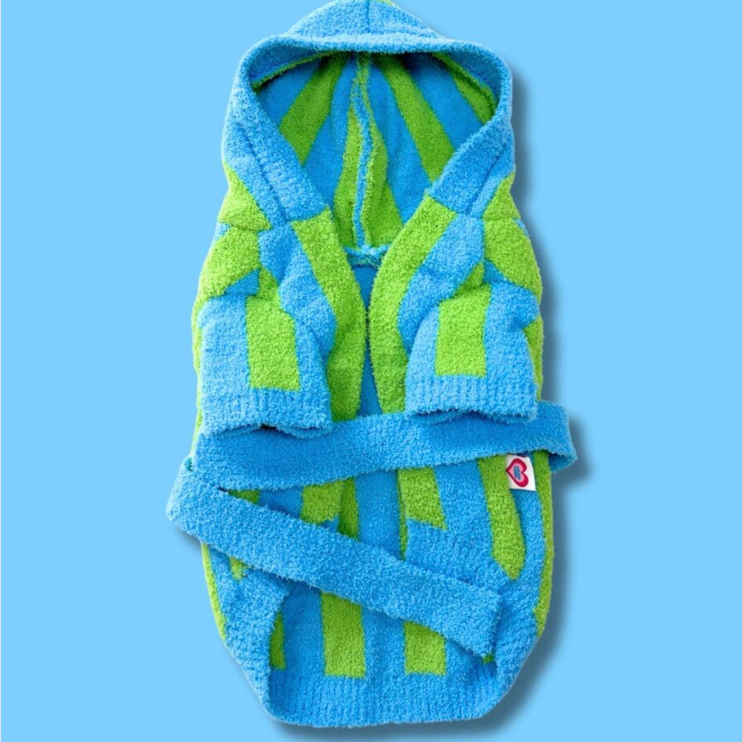 ※予約販売【TOOF】LOLLIPOP PUPPY ROBE（GREEN/BLUE）