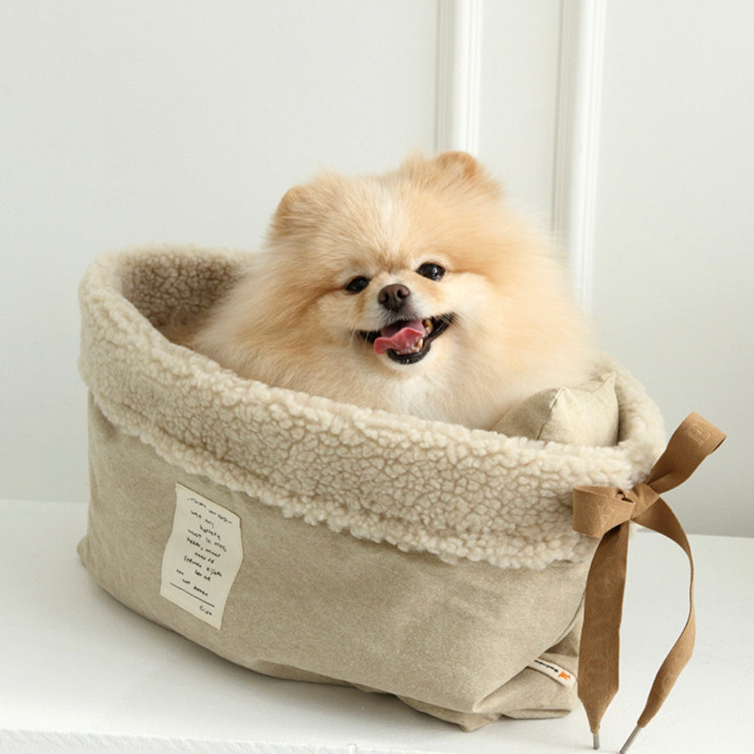 ※予約販売【WandookongMom】New Fleece Inner Bag（Beige）