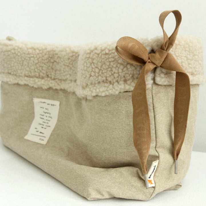 ※予約販売【WandookongMom】New Fleece Inner Bag（Beige）