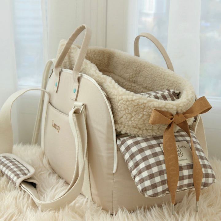 ※予約販売【WandookongMom】New Fleece Inner Bag（Beige）