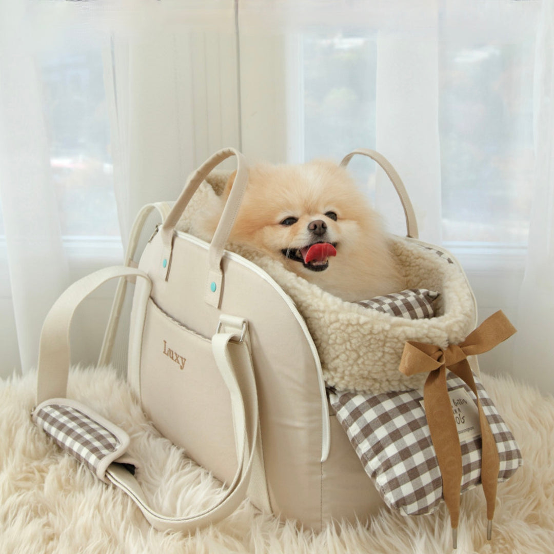 ※予約販売【WandookongMom】New Fleece Inner Bag（Beige）