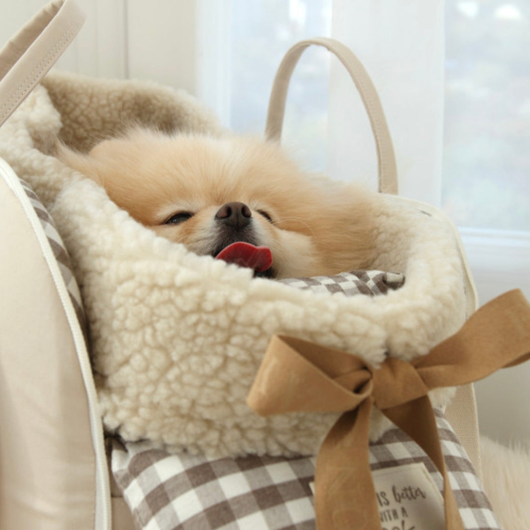 ※予約販売【WandookongMom】New Fleece Inner Bag（Beige）