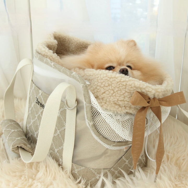 ※予約販売【WandookongMom】New Fleece Inner Bag（Beige）