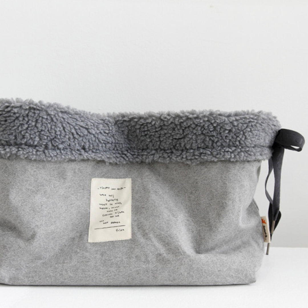 ※予約販売【WandookongMom】New Fleece Inner Bag（Gray）