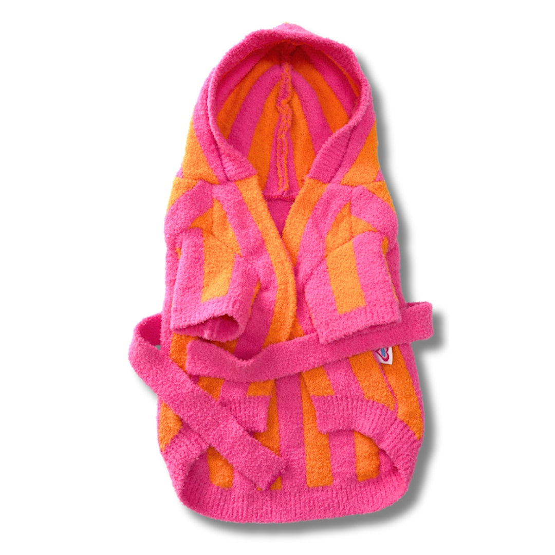 ※予約販売【TOOF】LOLLIPOP PUPPY ROBE（ORANGE/PINK）