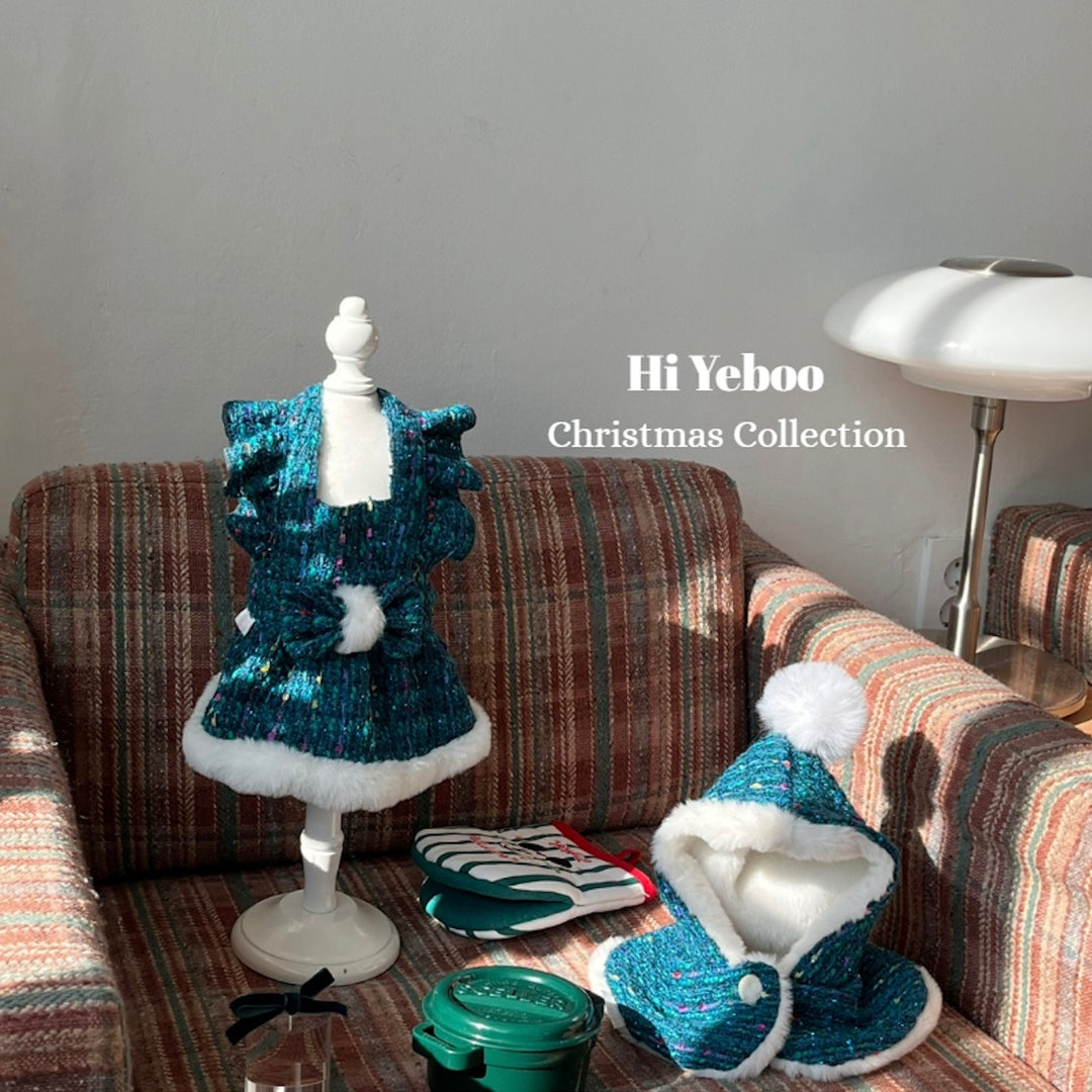 即納【Hi Yeboo】Christmas Tweed Ops