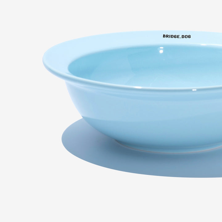 ※予約販売【BRIDGE.DOG】BRIDGE BIG DISH（BABY BLUE）艶あり