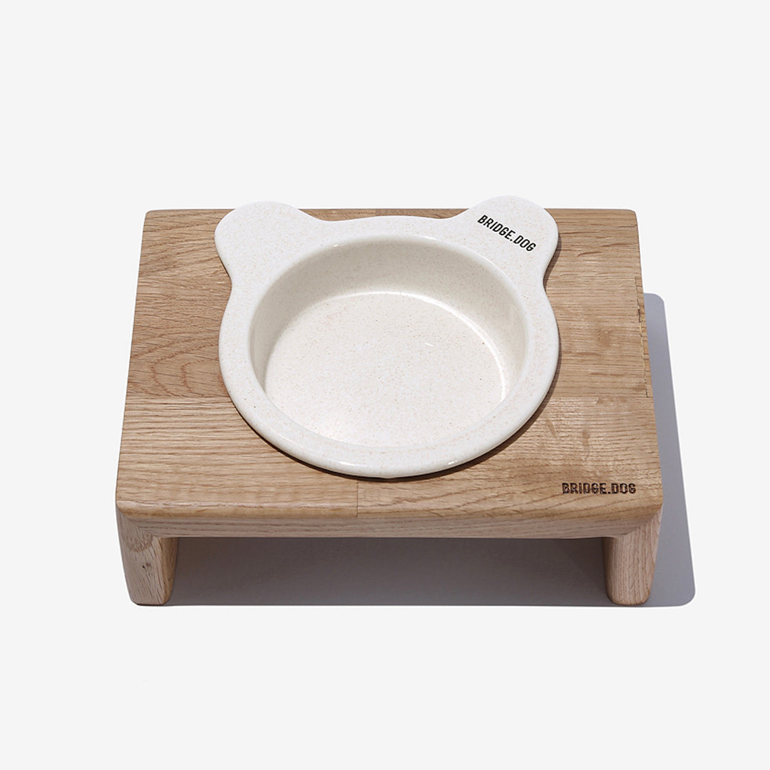 ※予約販売【BRIDGE.DOG】MINI BEAR BOWL（POLAR BEAR）艶あり