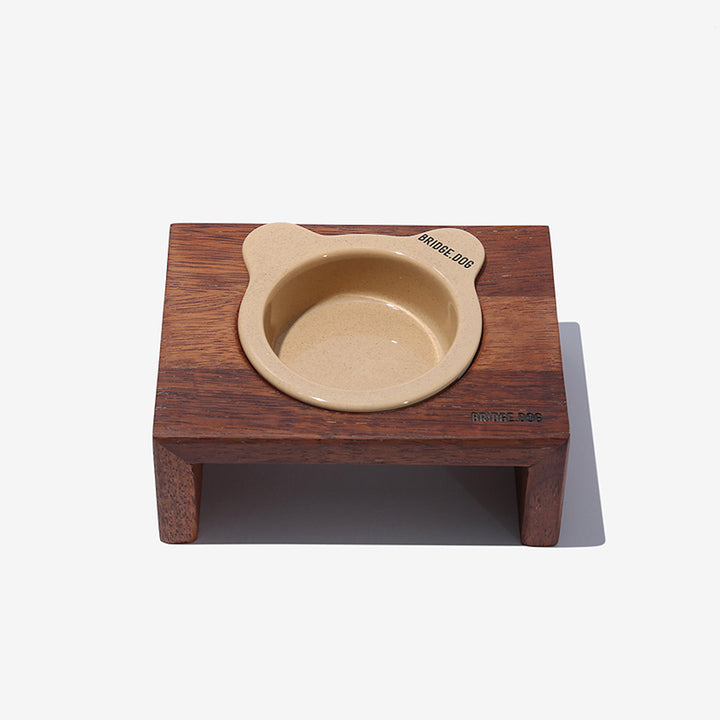 ※予約販売【BRIDGE.DOG】TOY BEAR BOWL（GRANOLA）艶あり