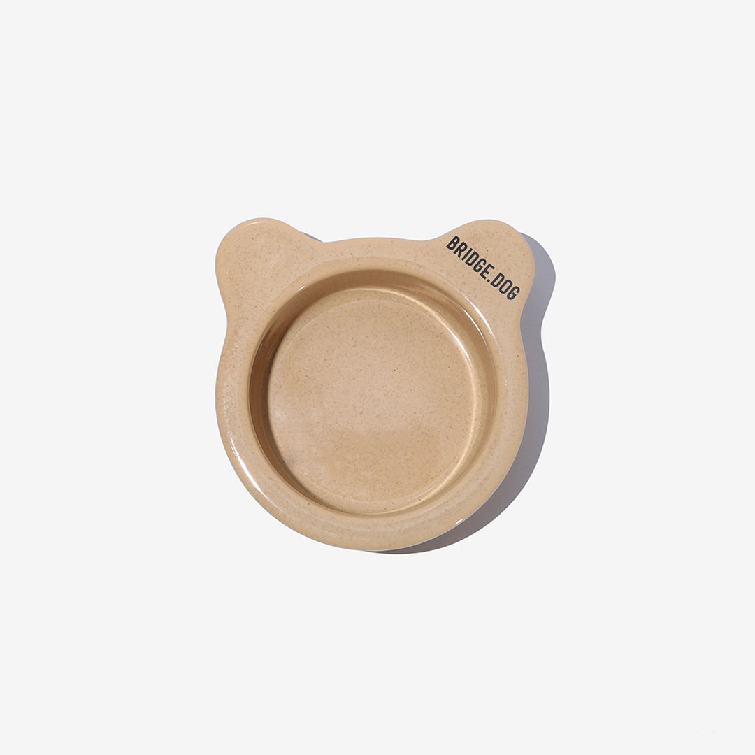 ※予約販売【BRIDGE.DOG】TOY BEAR BOWL（GRANOLA）艶あり