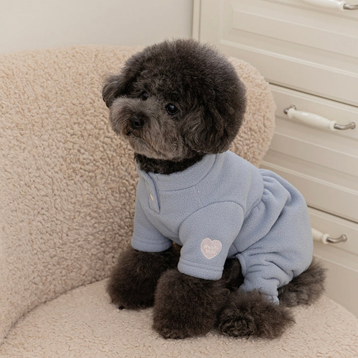 ※予約販売【ssfw】Heartwarm Fleece All-in-One（Blue）