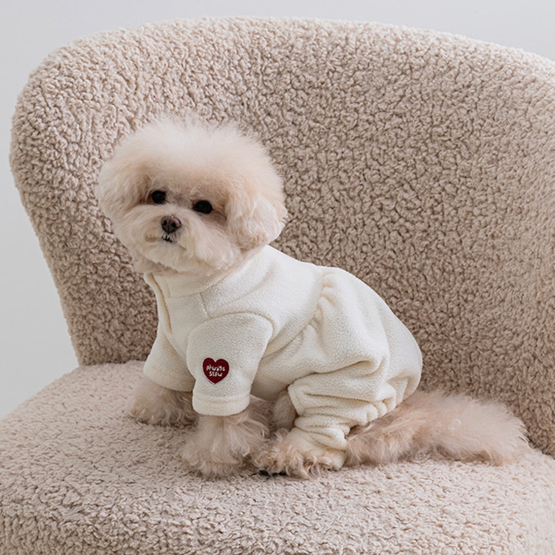 ※予約販売【ssfw】Heartwarm Fleece All-in-One（Cream）