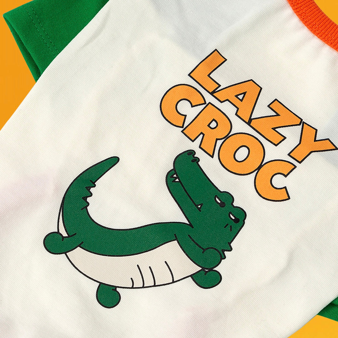 ※予約販売【andblank】Iconic Color Block T-Shirt（Lazy Crocodile）