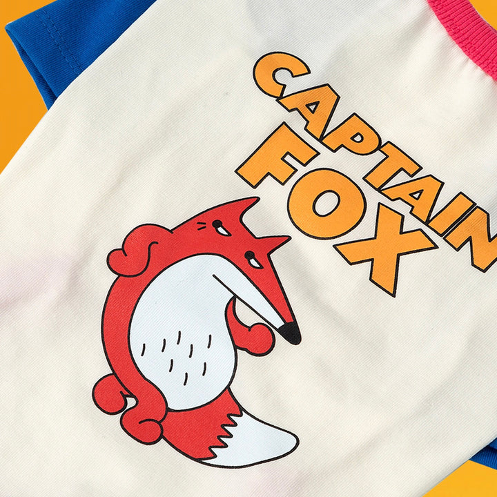 ※予約販売【andblank】Iconic Color Block T-Shirt（Captain Fox）