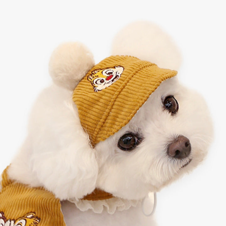 ※予約販売【ITS DOG】Disney chip'n dale corduroy hat(Brown)