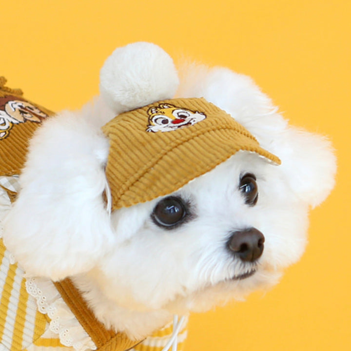 ※予約販売【ITS DOG】Disney chip'n dale corduroy hat(Brown)