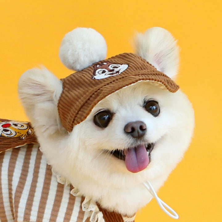 ※予約販売【ITS DOG】Disney chip'n dale corduroy hat(Brown)