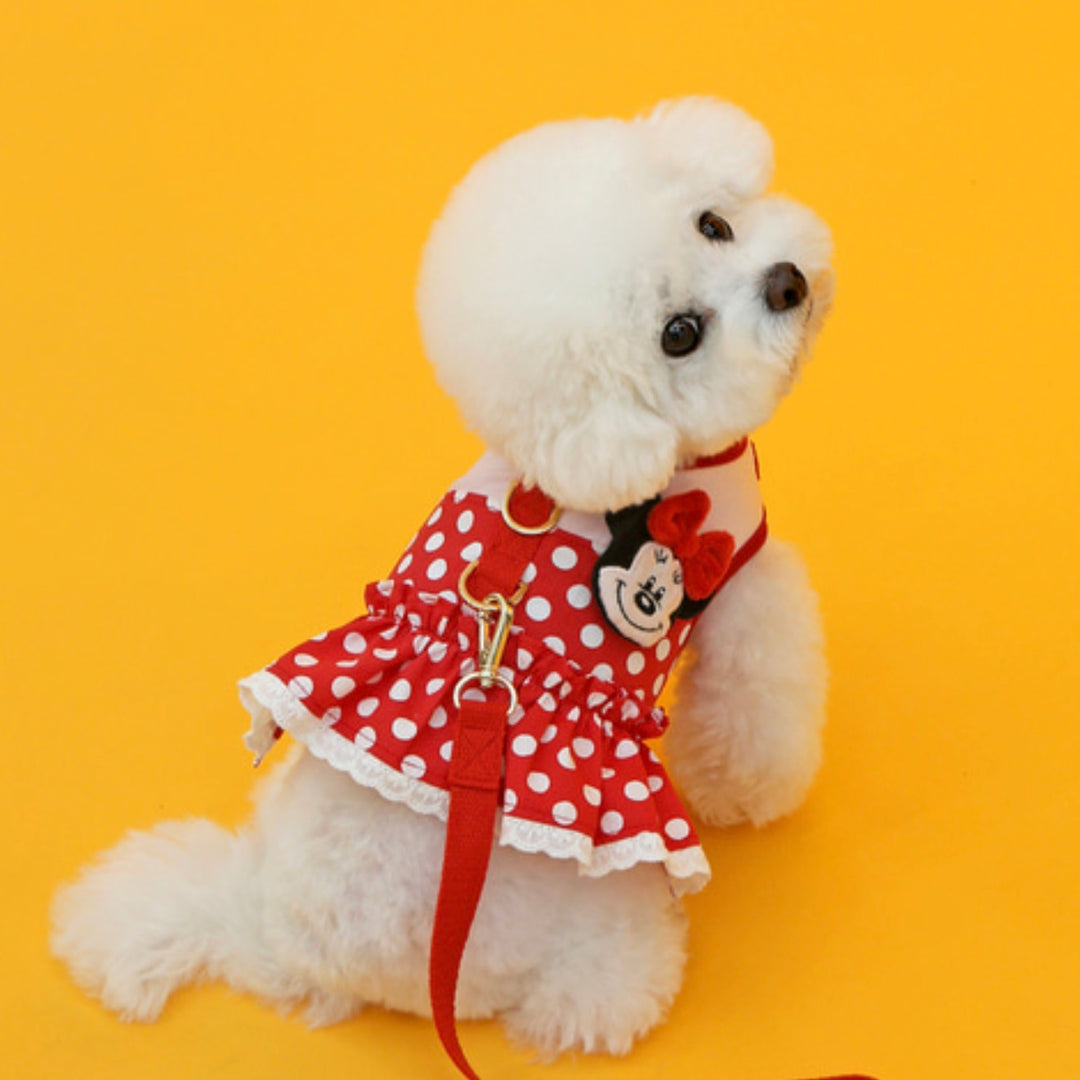 ※予約販売【ITS DOG】Disney Mickey Minnie Ribbon Leash