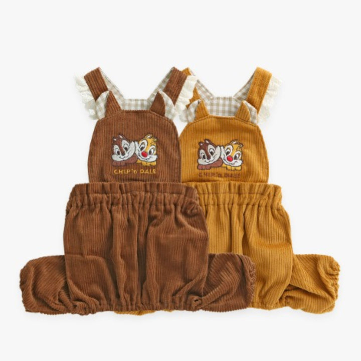 ※予約販売【ITS DOG】Disney chip'n dale corduroy pants (Mustard)