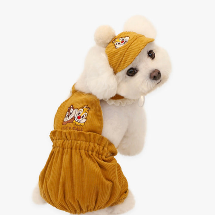 ※予約販売【ITS DOG】Disney chip'n dale corduroy pants (Mustard)