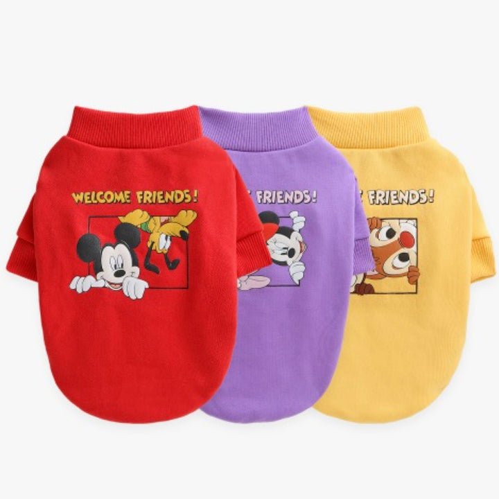 ※予約販売【ITS DOG】Disney peekaboo coton t-shirt(Red)