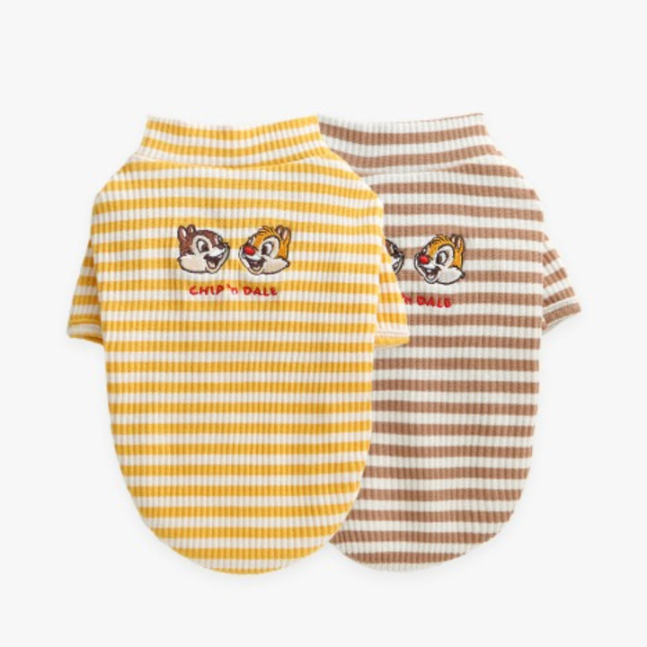 ※予約販売【ITS DOG】Disney chip'n dale ribbed t-shirt(Yellow)