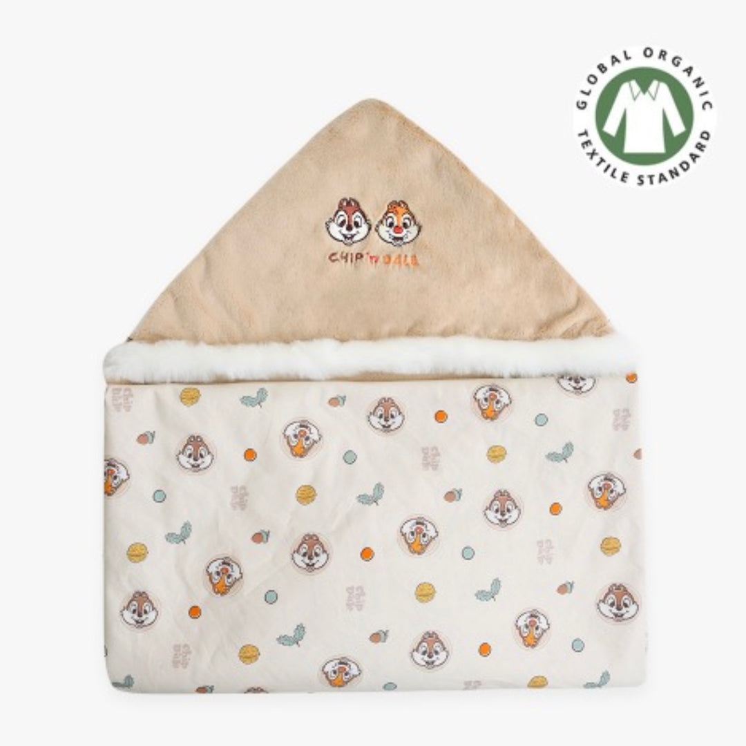 ※予約販売【ITS DOG】Disney Organic Reversible Blanket (Chip and Dale Happy)