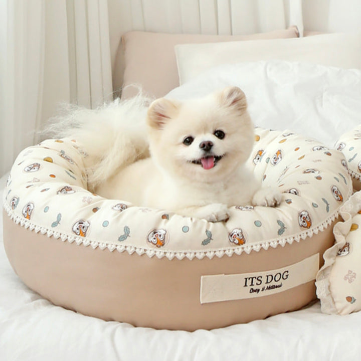 ※予約販売【ITS DOG】Disney Organic Chip and Dale Round Bed