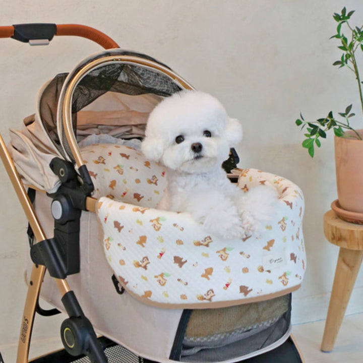 ※予約販売【ITS DOG】Disney Organic Stroller Comforter (Chip and Dale Fun)