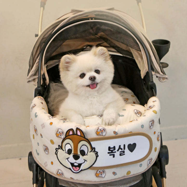 ※予約販売【ITS DOG】Disney Organic Stroller Comforter (Chip and Dale Happy)