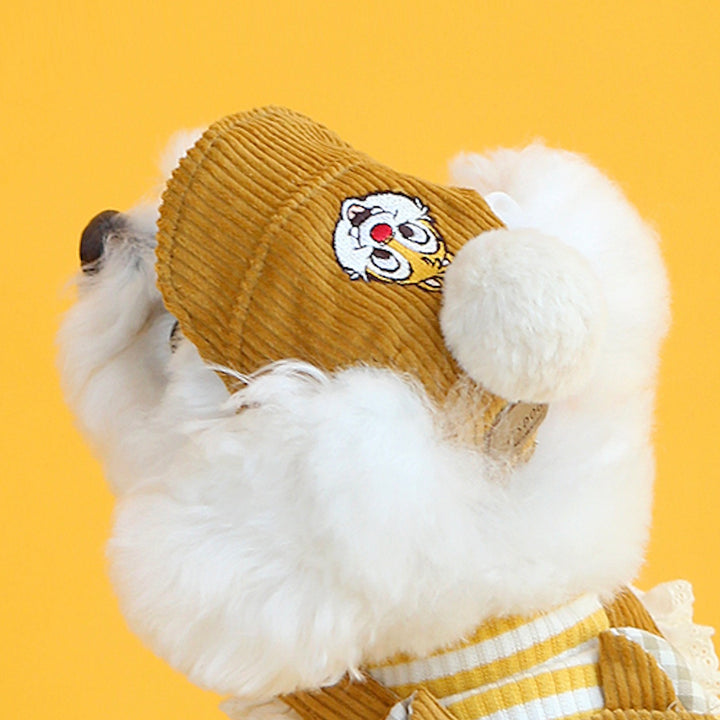 ※予約販売【ITS DOG】Disney chip'n dale corduroy hat(Brown)