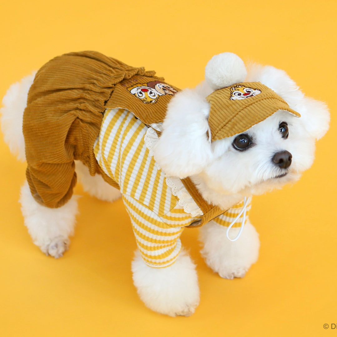 ※予約販売【ITS DOG】Disney chip'n dale corduroy hat(Brown)