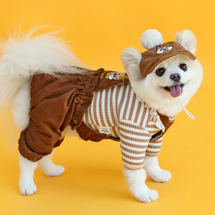 ※予約販売【ITS DOG】Disney chip'n dale corduroy hat(Brown)