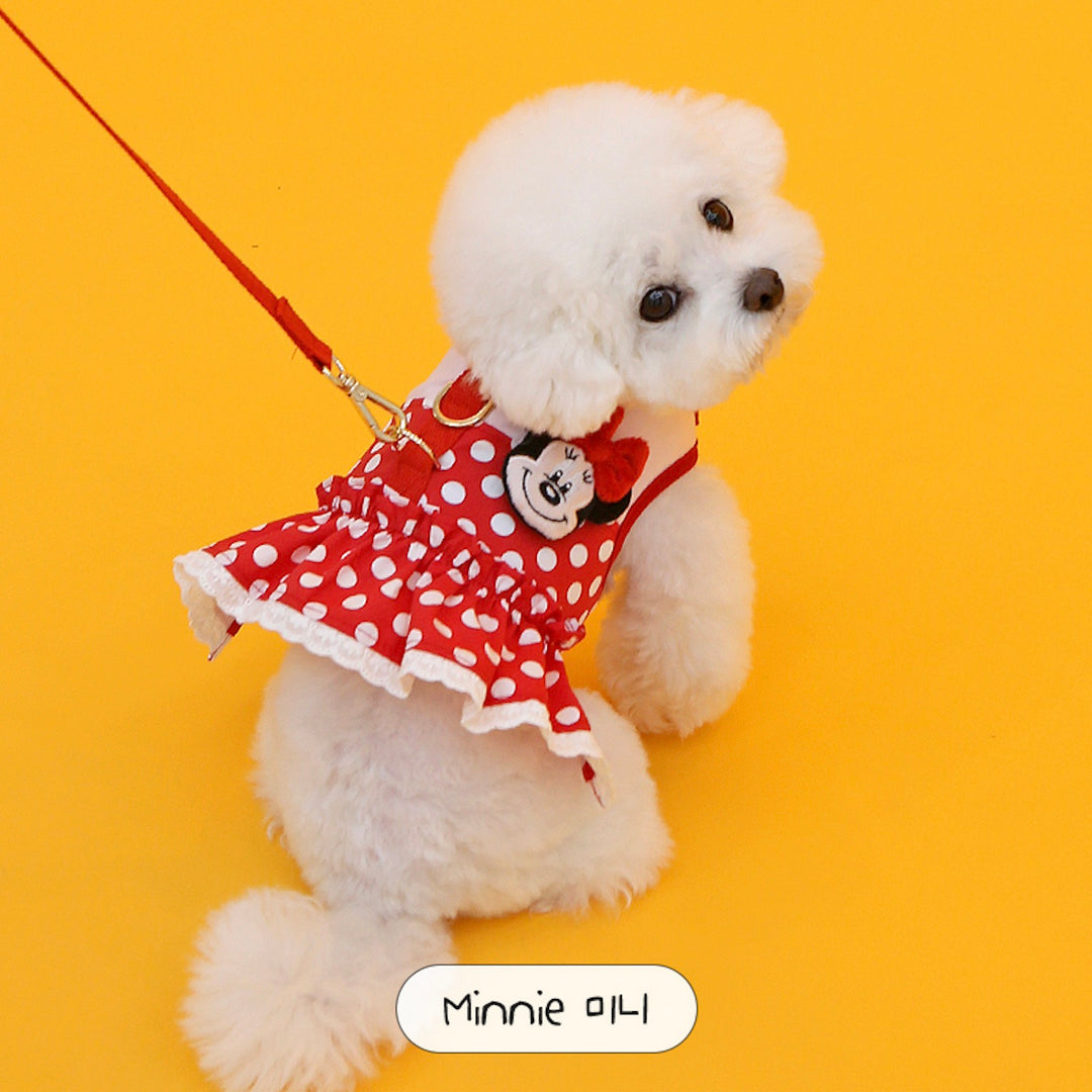 ※予約販売【ITS DOG】Disney Mickey Minnie Ribbon Leash