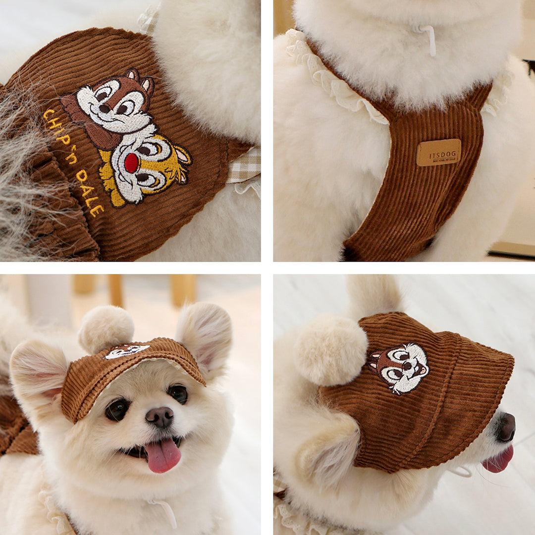 ※予約販売【ITS DOG】Disney chip'n dale corduroy pants (Mustard)