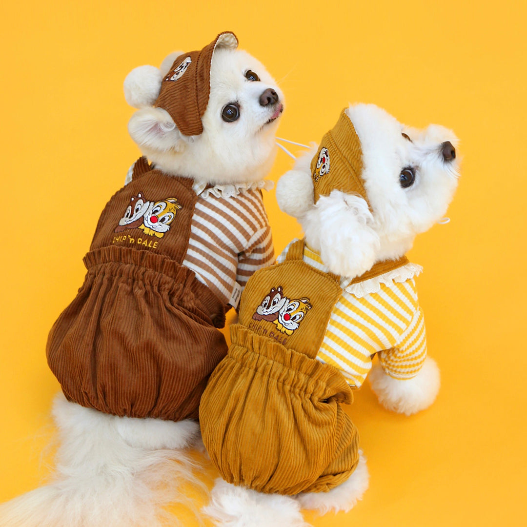 ※予約販売【ITS DOG】Disney chip'n dale corduroy pants (Mustard)