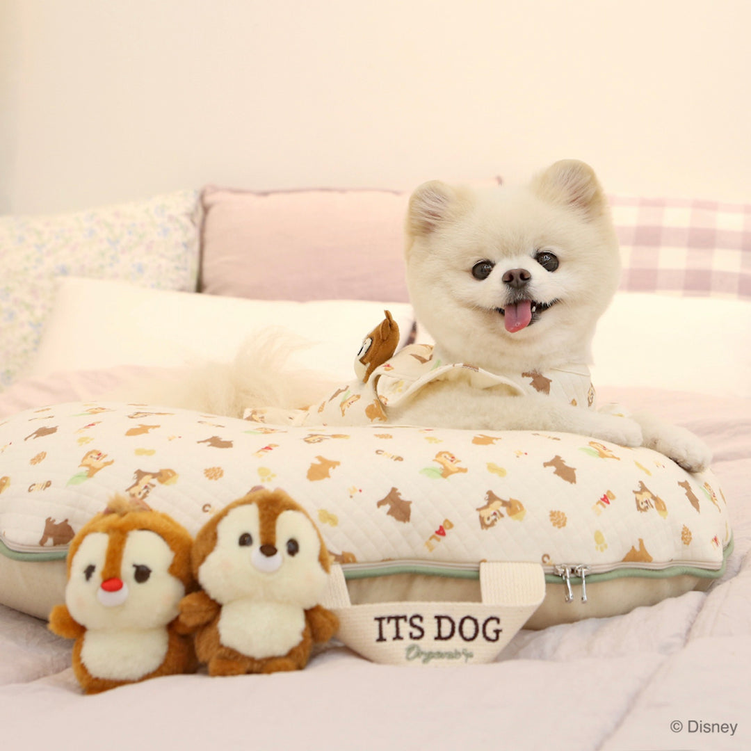 ※予約販売【ITS DOG】Disney organic chip'n dale quilted nest bed