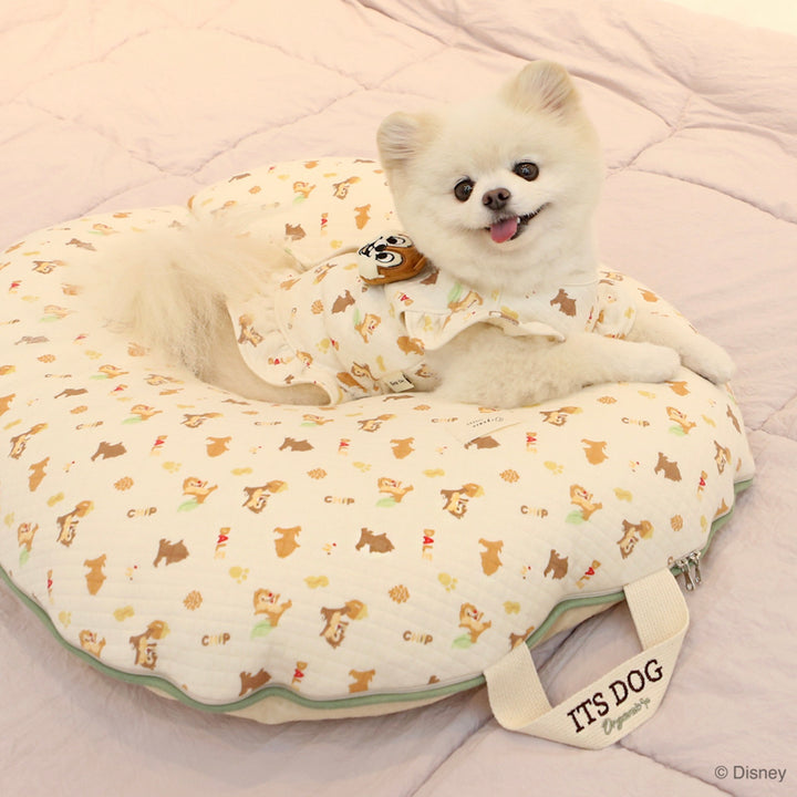 ※予約販売【ITS DOG】Disney organic chip'n dale quilted nest bed