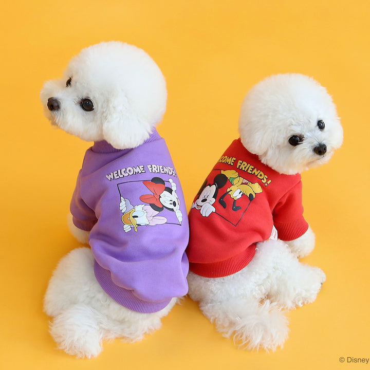 ※予約販売【ITS DOG】Disney peekaboo coton t-shirt(Red)