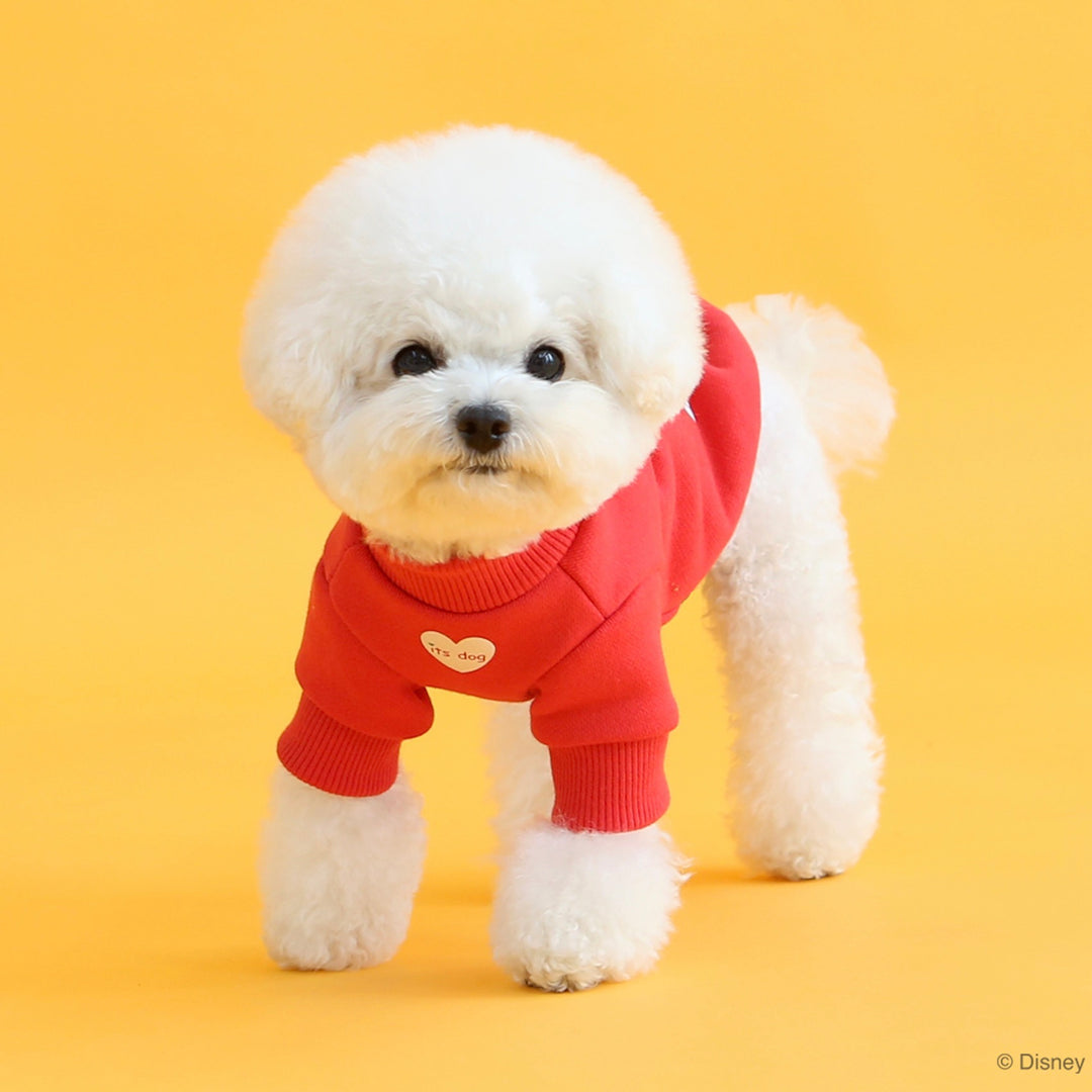 ※予約販売【ITS DOG】Disney peekaboo coton t-shirt(Red)