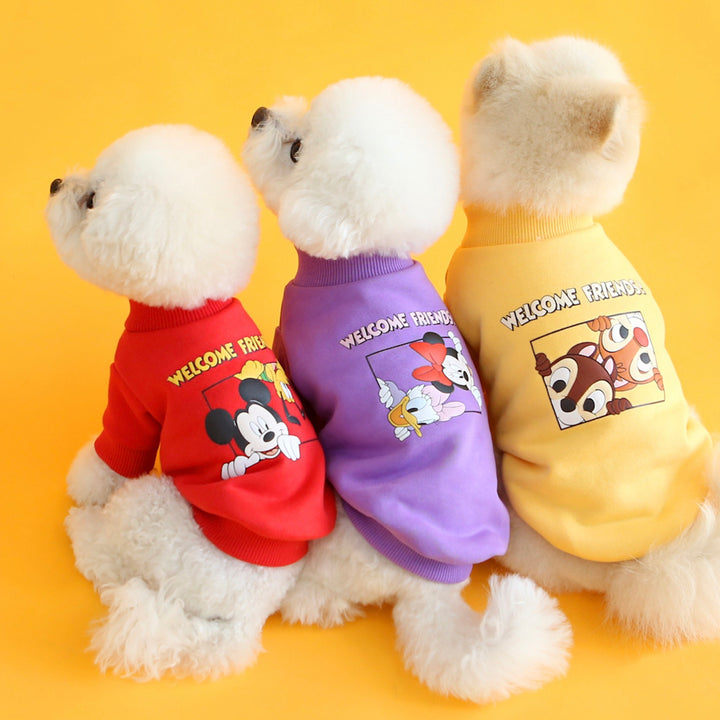 ※予約販売【ITS DOG】Disney peekaboo coton t-shirt(Red)