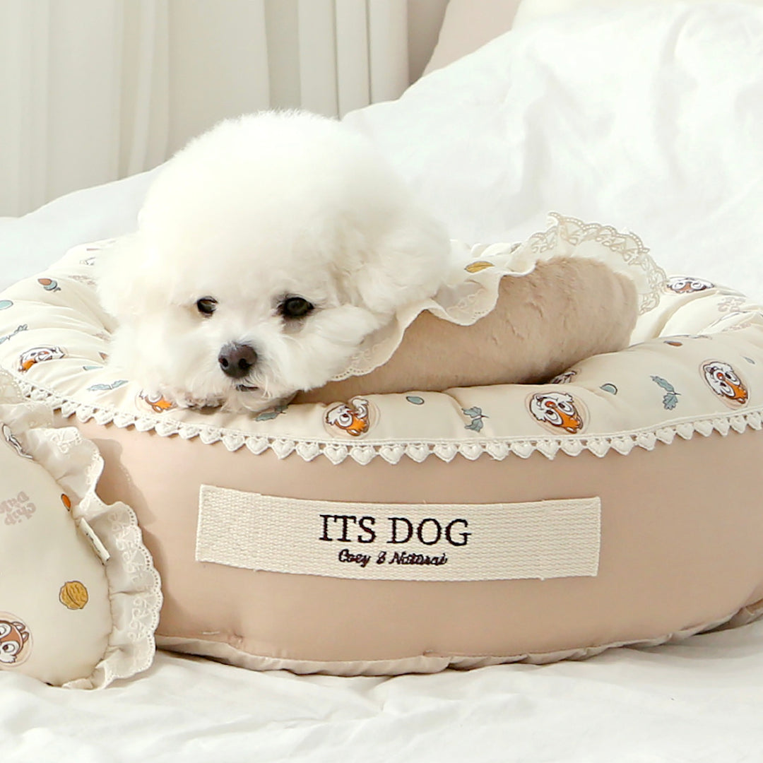 ※予約販売【ITS DOG】Disney Organic Chip and Dale Round Bed