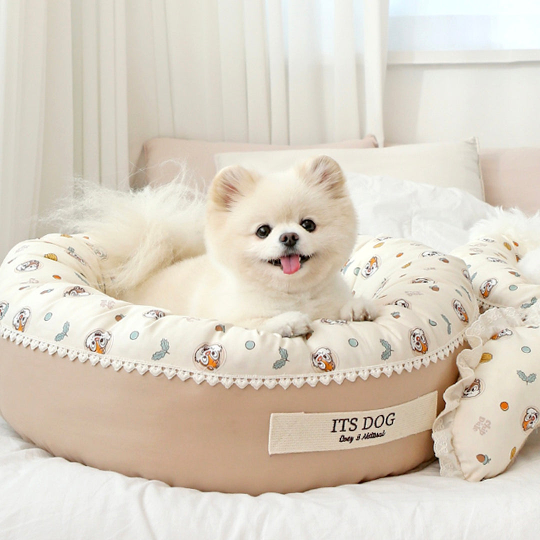 ※予約販売【ITS DOG】Disney Organic Chip and Dale Round Bed