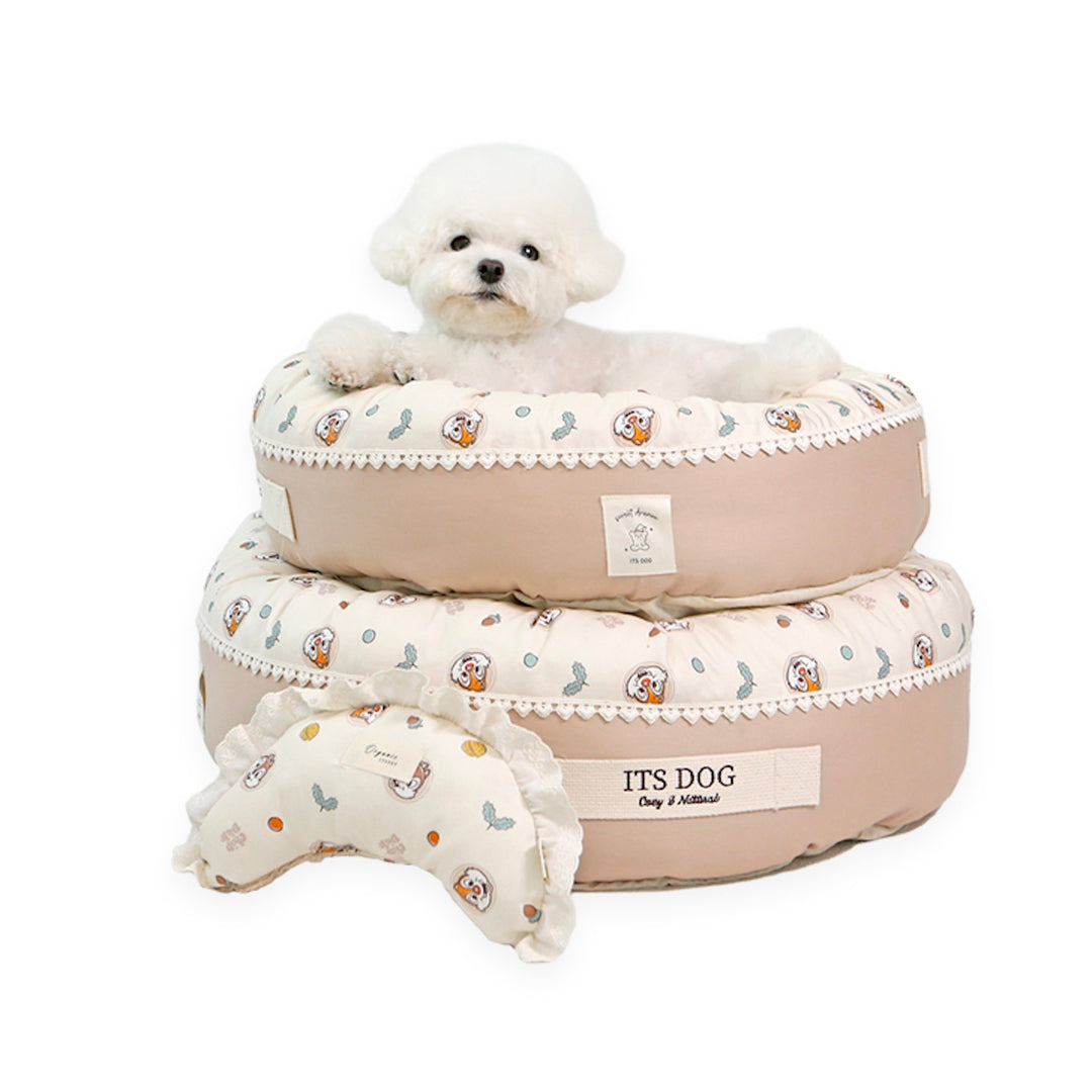 ※予約販売【ITS DOG】Disney Organic Chip and Dale Round Bed