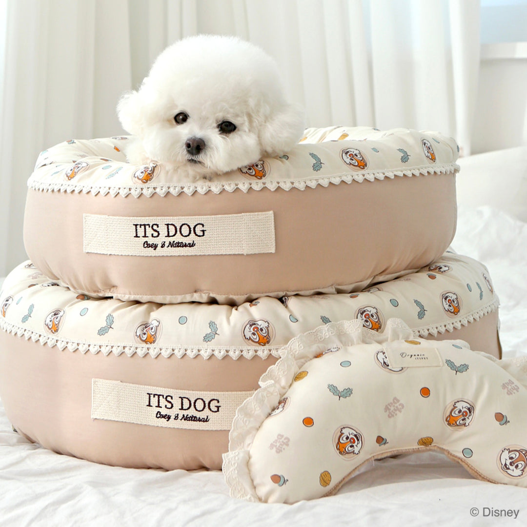 ※予約販売【ITS DOG】Disney Organic Chip and Dale Round Bed