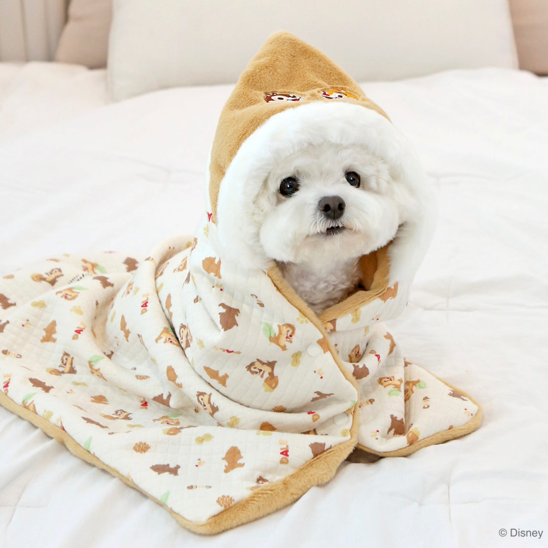 ※予約販売【ITS DOG】Disney Organic Reversible Blanket (Chip and Dale Fun)